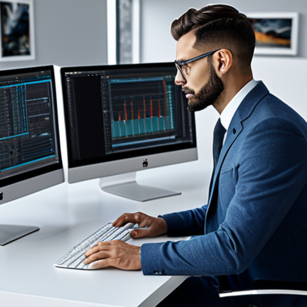 Prompt 1: AI Prompt Engineer in a Modern Workspace**