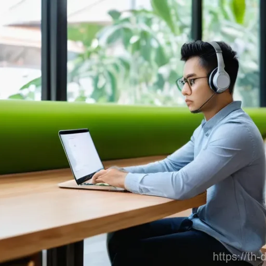 디지털 노마드를 위한 시간 관리 팁 - The Focused Digital Nomad in a Serene Workspace**
* **Prompt:** "A young, diverse individual, dre...